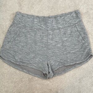 Athleta XL knit heather gray shorts
